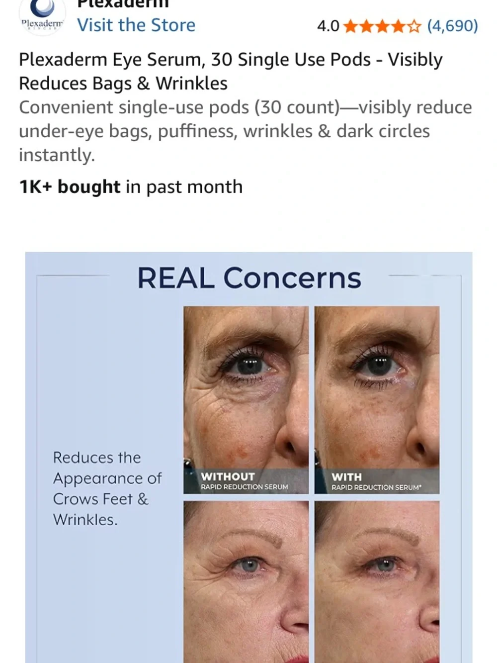 Rapid Reduction Eye Serum Pods – White & Light Blue
